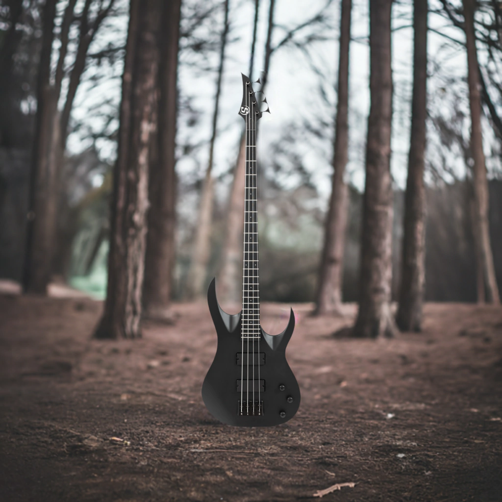 Bajo Electrico S By Solar Ab4.4C-E Carbon Black Matte