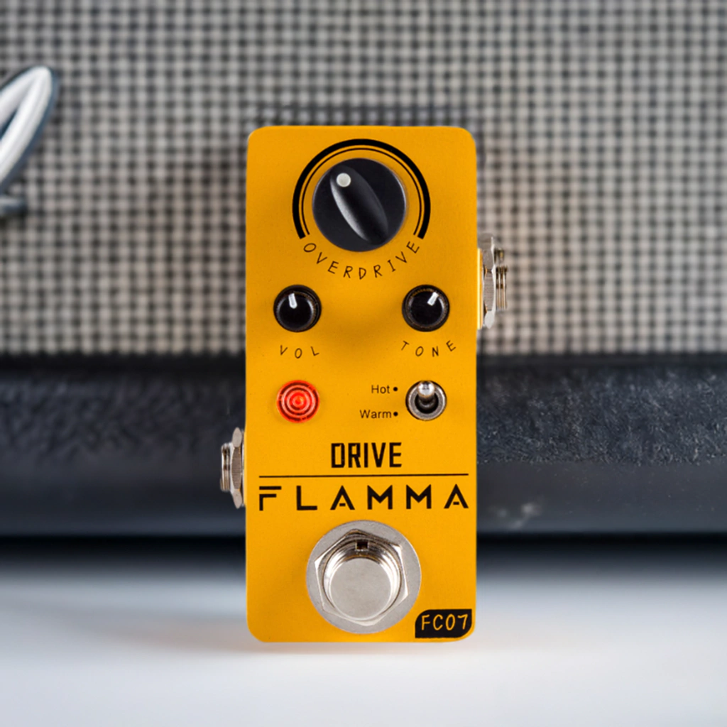 Pedal Mini De Overdrive Para Guitarra Eléctrica Flamma Fc07