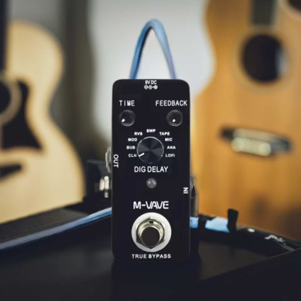 Pedal Para Guitarra Bajo Digital Delay M-Vave