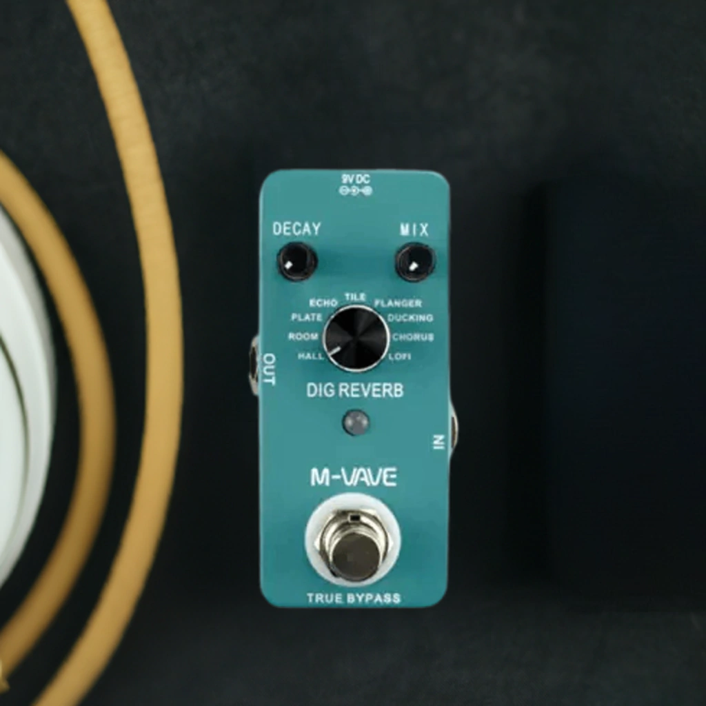 Pedal Para Guitarra Bajo Digital Reverb M-Vave