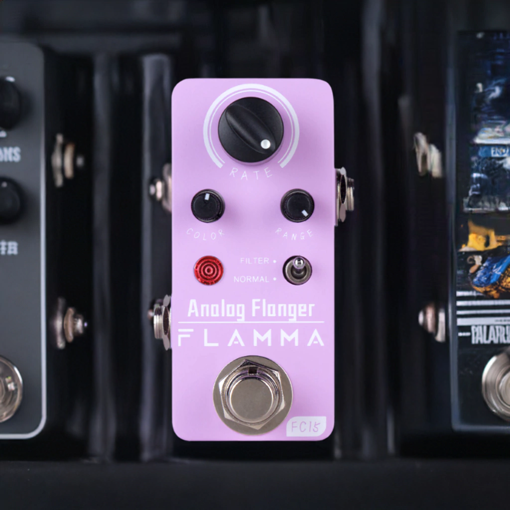 Pedal Mini Flanger Para Guitarra Eléctrica Flamma Fc15