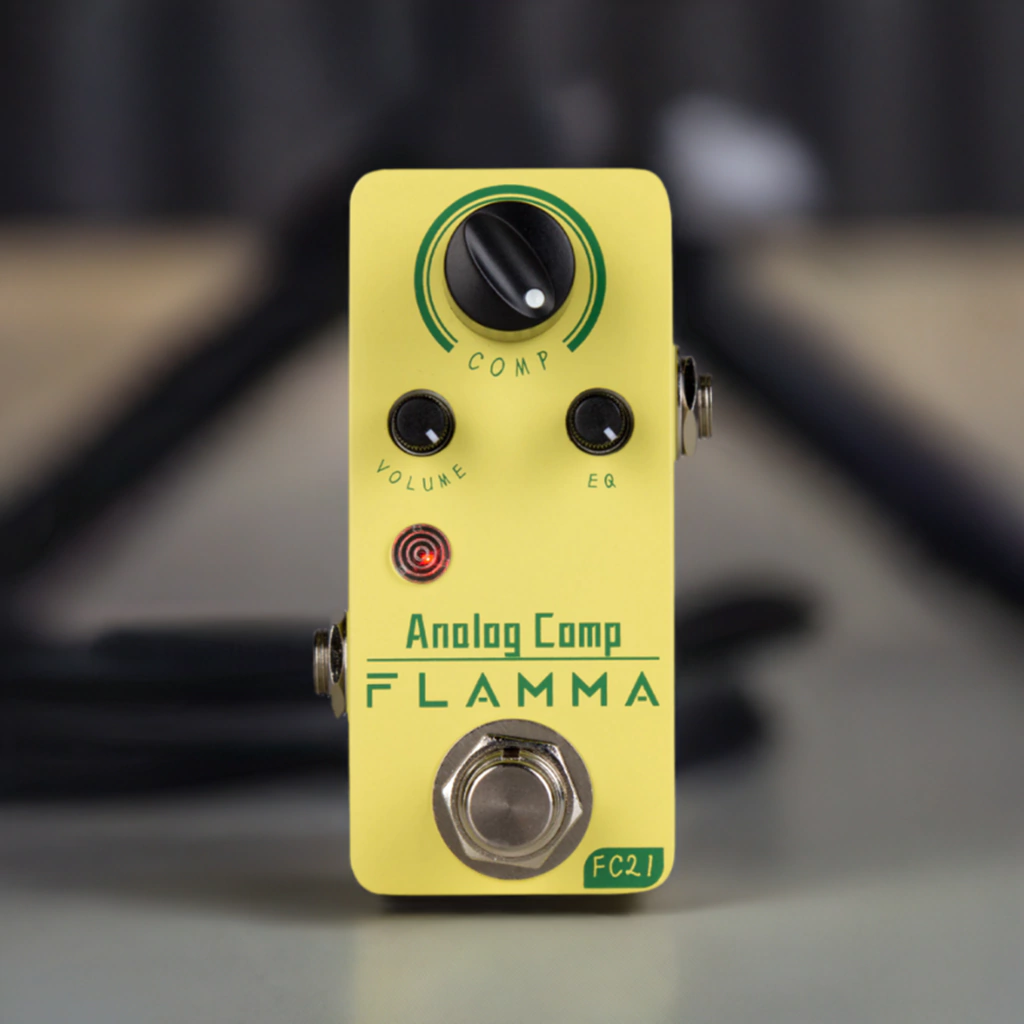 Pedal Mini Compressor Para Guitarra Eléctrica Flamma Fc21