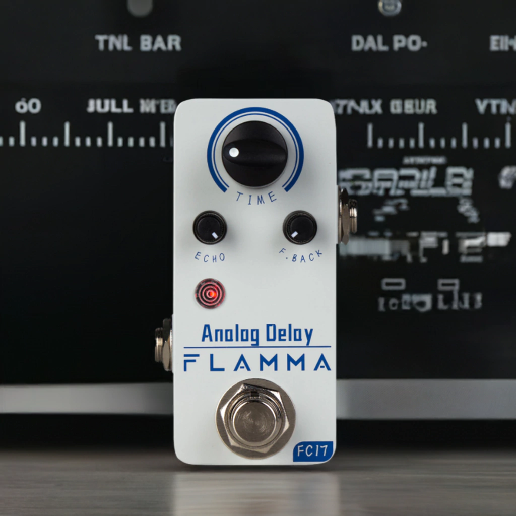 Pedal Mini Analog Delay Para Guitarra Eléctrica Flamma Fc17