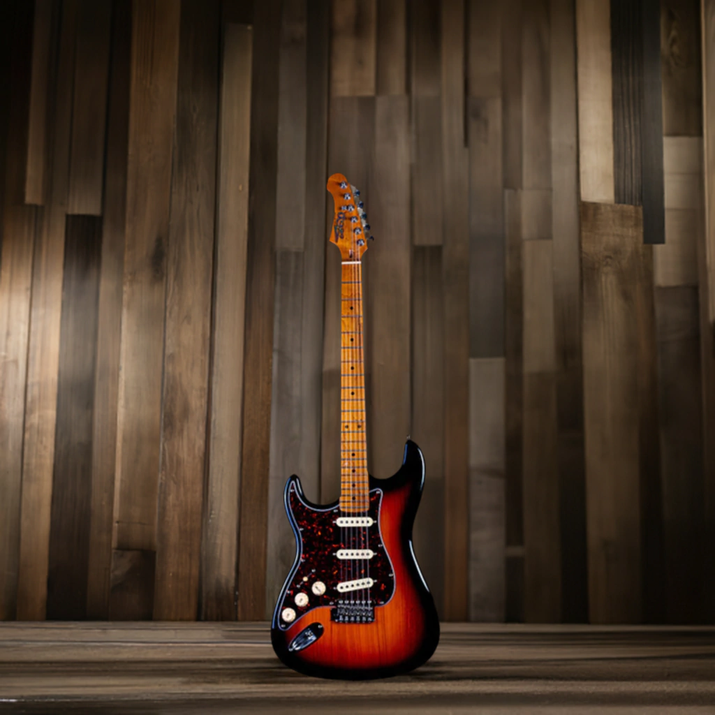 Guitarra Electrica Jet Guitars Js300 Sb Lh Stratocaster Sss Zurda