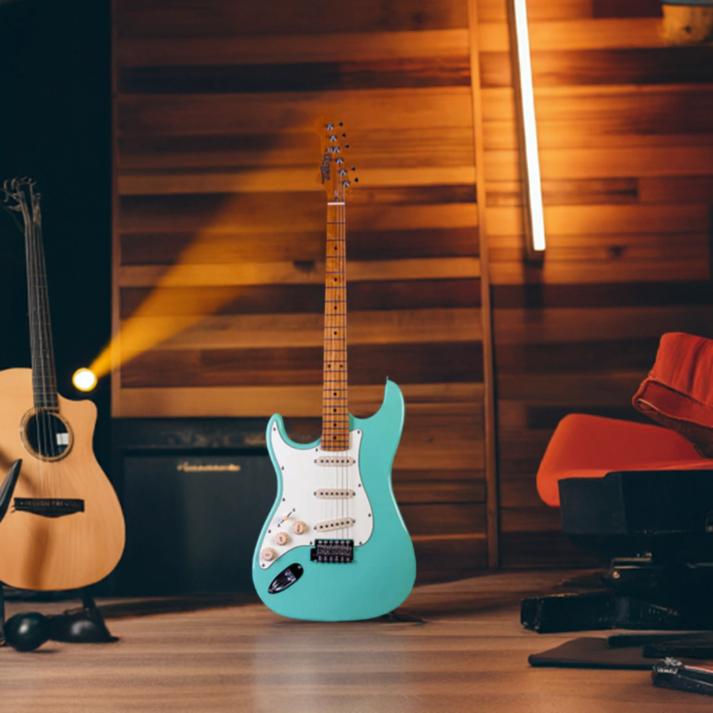 Guitarra Electrica Jet Guitars Js300 Sfg Lh Stratocaster Sss Zurda