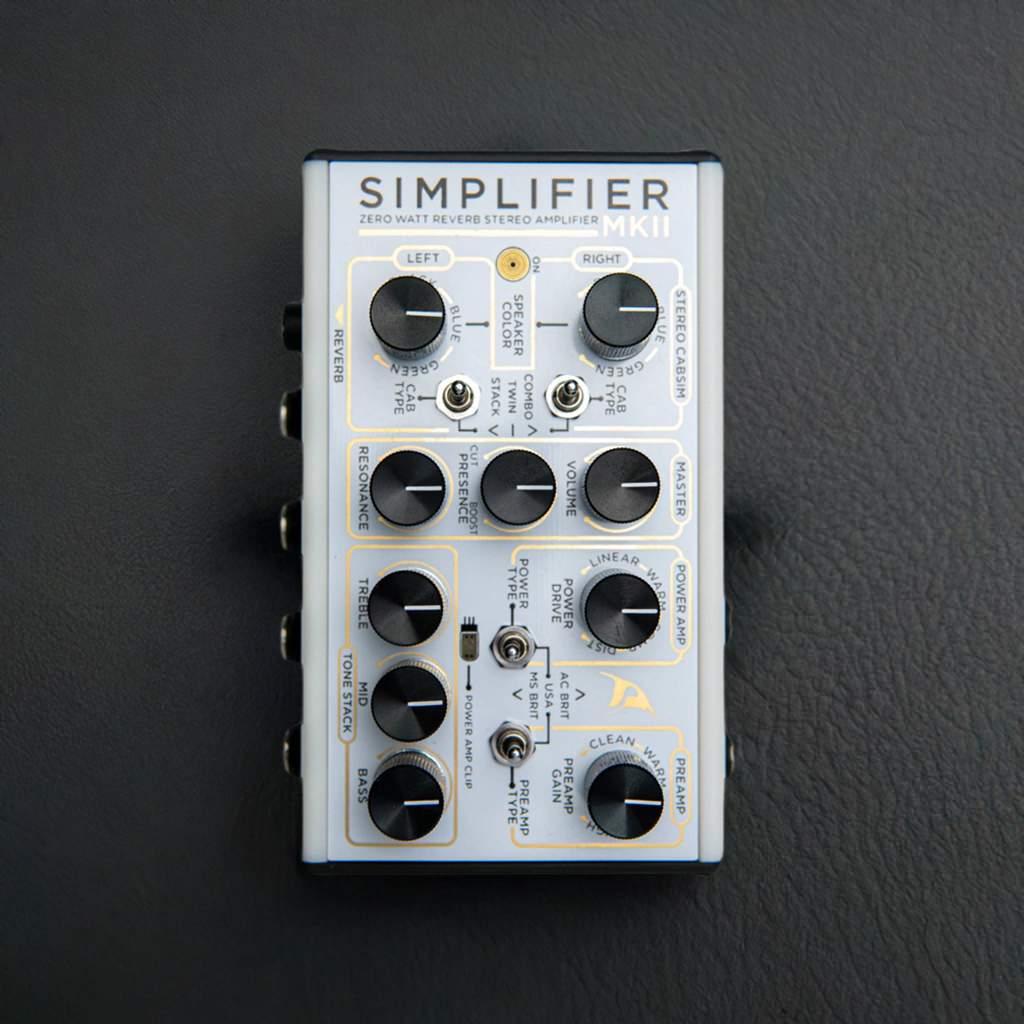 Preamplificador Simplifier Mk2 Para Guitarra Cabsim Estéreo