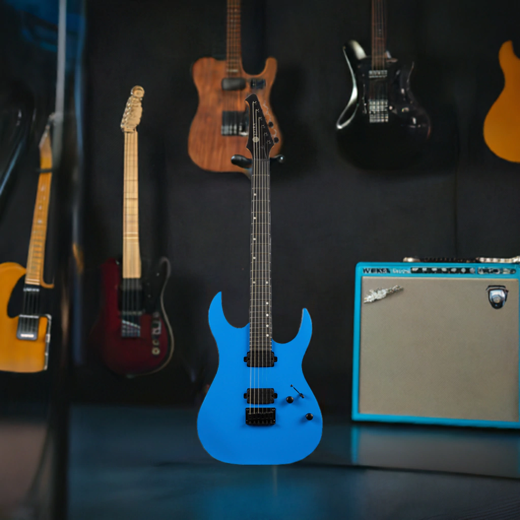 Guitarra Electrica Spira S400 Mbl Blue Satin