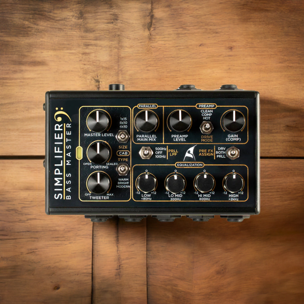 Pedal Preamplificador Simplifier Bass Master Para Bajo
