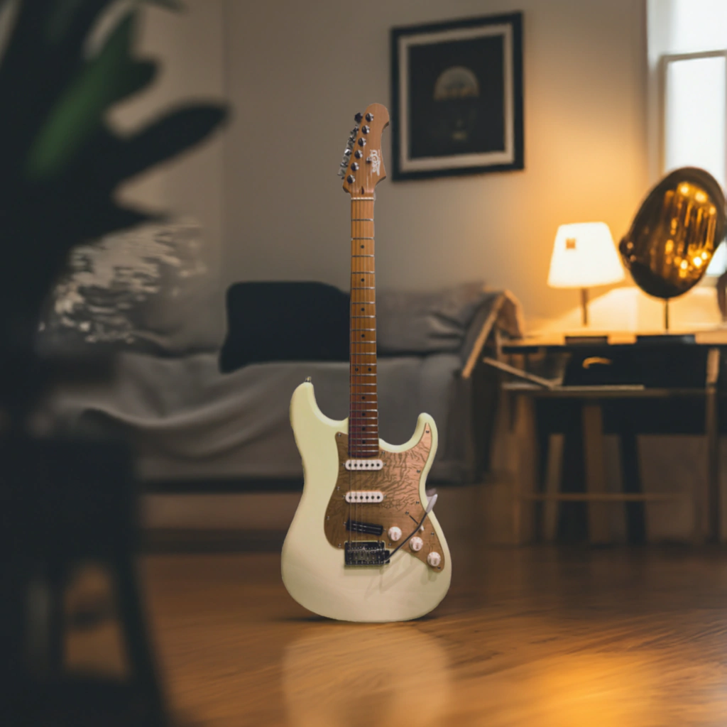 Guitarra Electrica Jet Guitars Js400 Ow Kr Hss Kairon Limited Edition Stratocaster