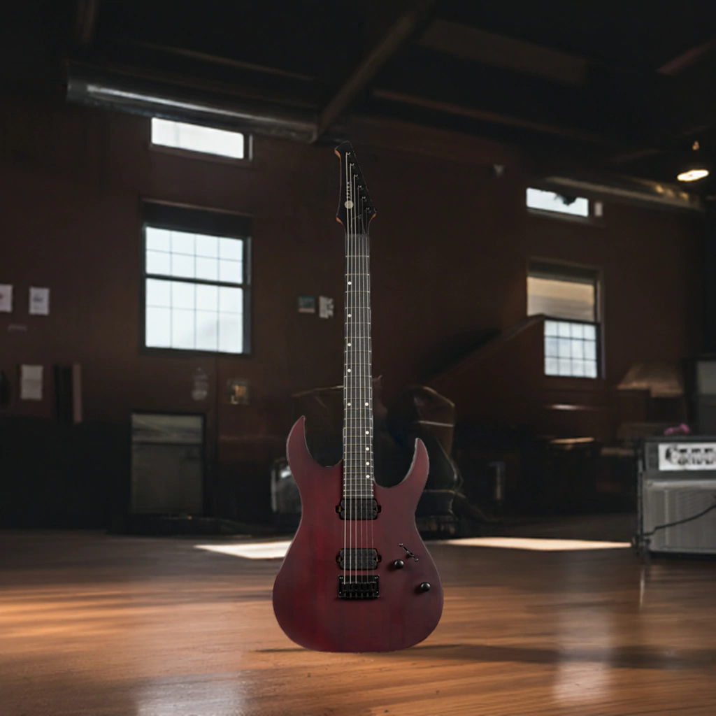 Guitarra Electrica Spira S400 Mwr Wine Red Satin