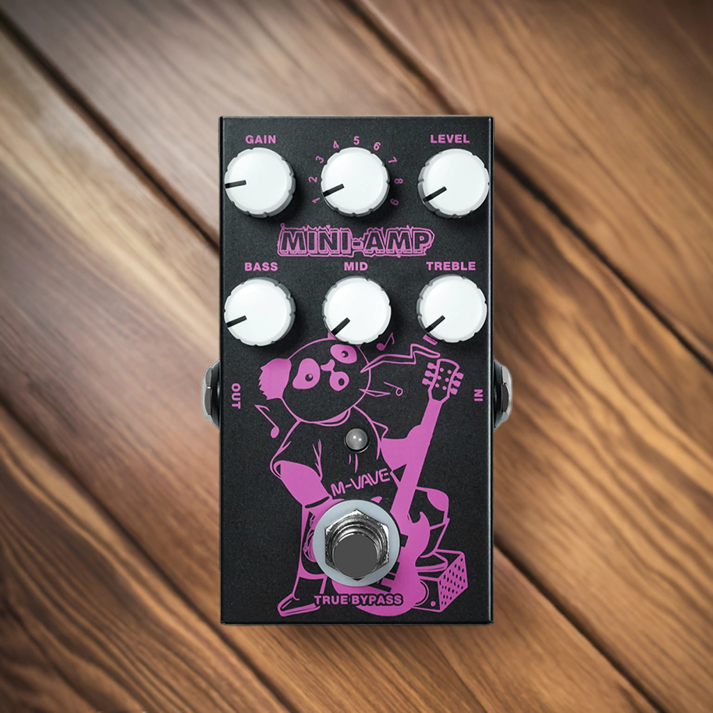 Pedal M-Vave Mini Amp 9 Preamps Para Guitarra