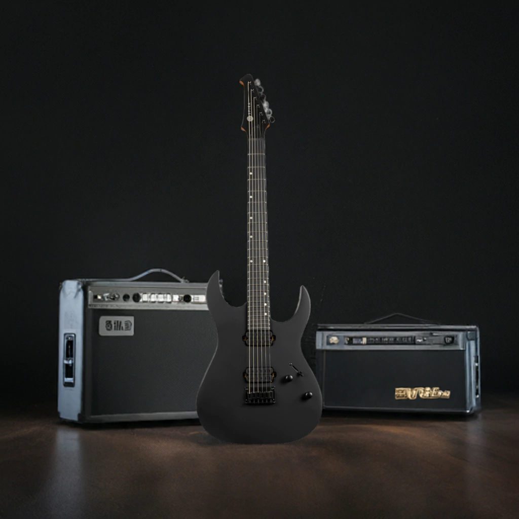 Guitarra Electrica Spira S400 Mbk Black Satin