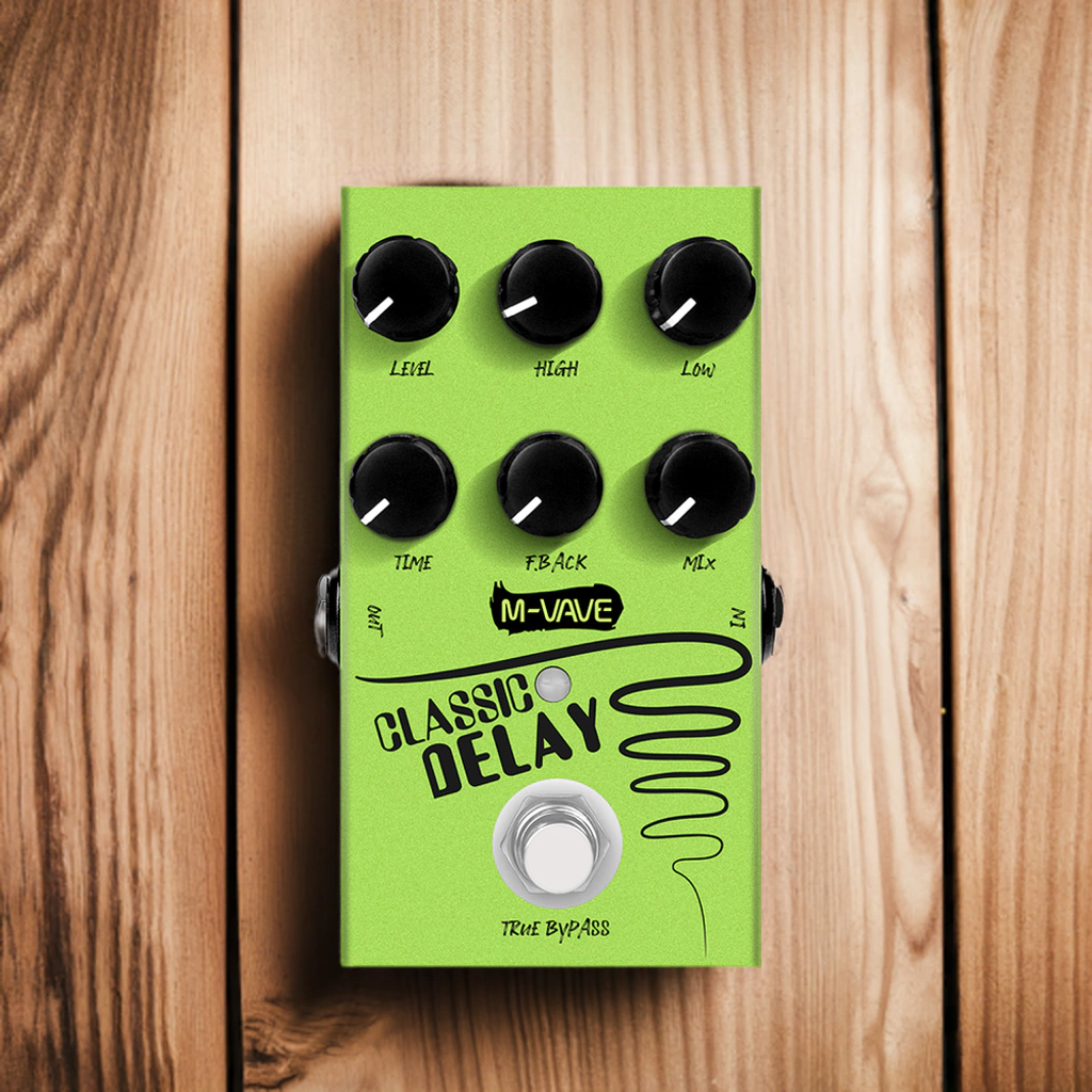 Pedal M-Vave Classic Delay Para Guitarra O Bajo