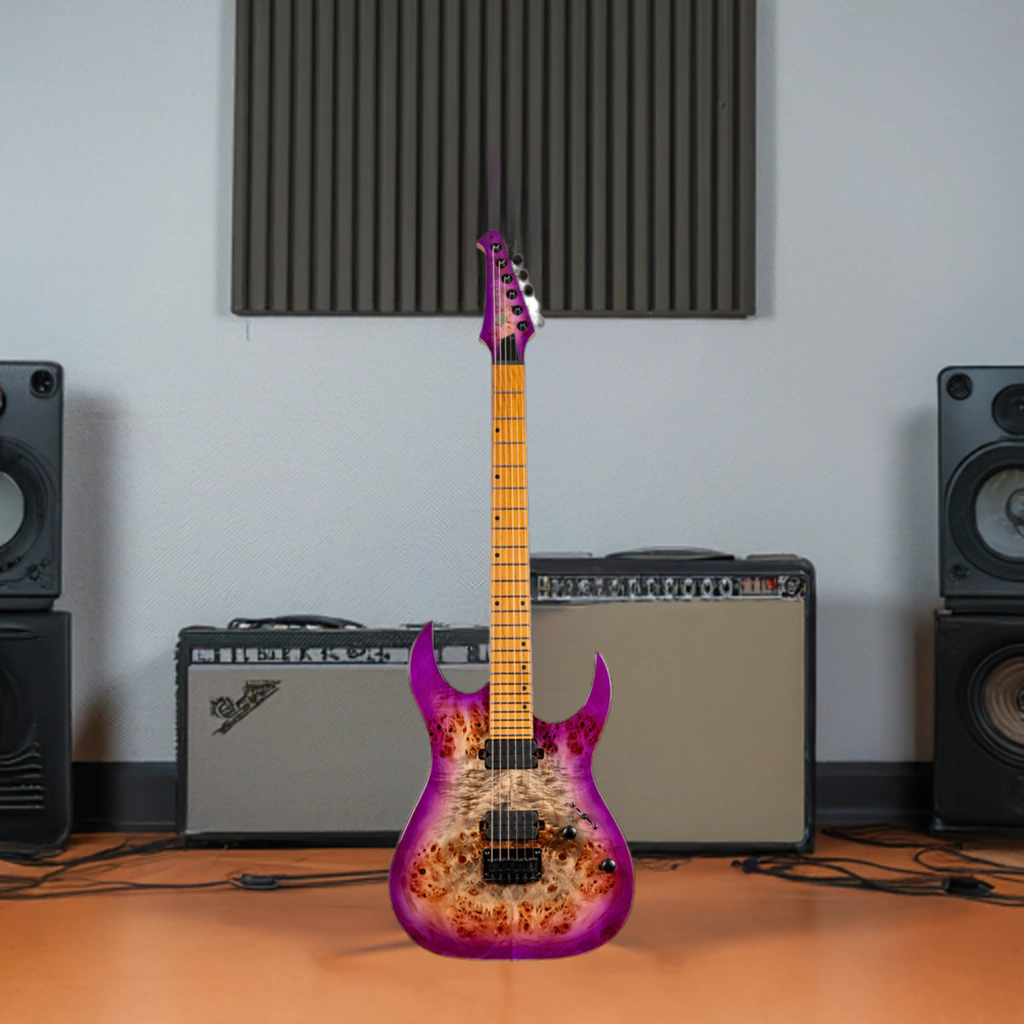 Guitarra Electrica Spira S450 Tpp Trans Purple Gloss
