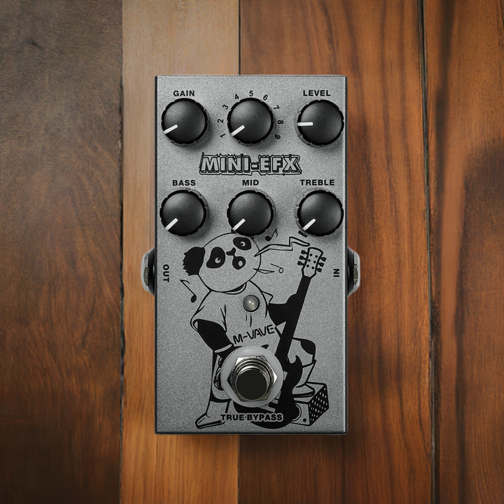 Pedal M-Vave Mini Efx 9 Tonos Boost Ovedrive Distortion Para Guitarra