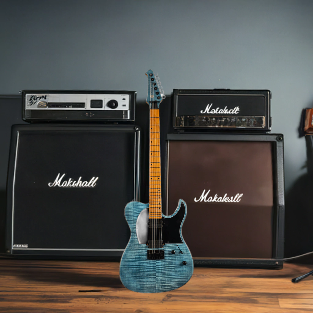Guitarra Electrica Spira T450 Tdb Trans Blue Gloss Telecaster