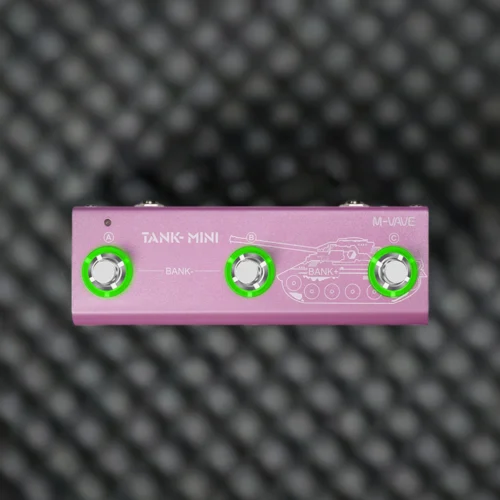 PEDALERA MULTIEFECTO M-VAVE TANK MINI PARA GUITARRA O BAJO AUDIO USB IRS