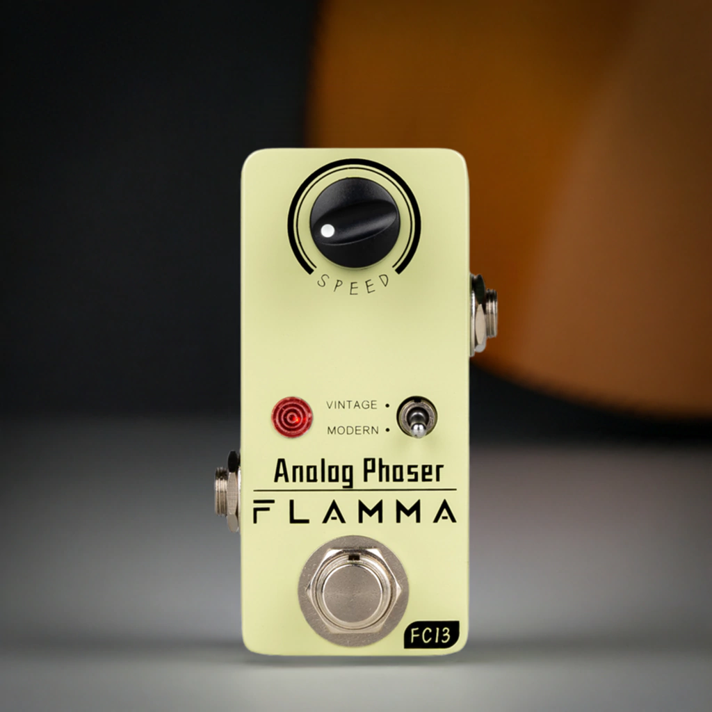 Pedal Mini Analog Phaser Para Guitarra Eléctrica Flamma Fc13
