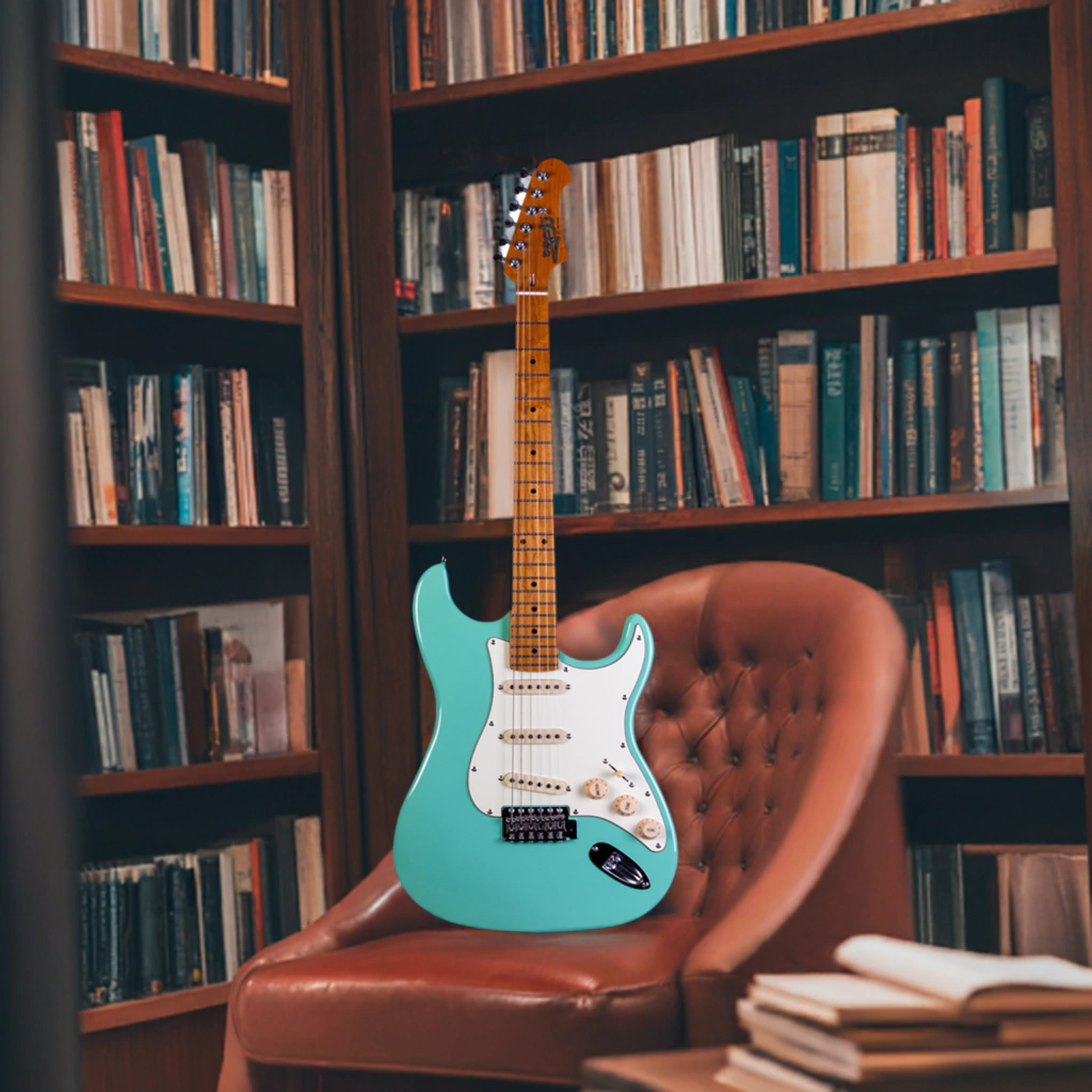 Guitarra Electrica Jet Guitars Js300 Sfg Stratocaster Sss