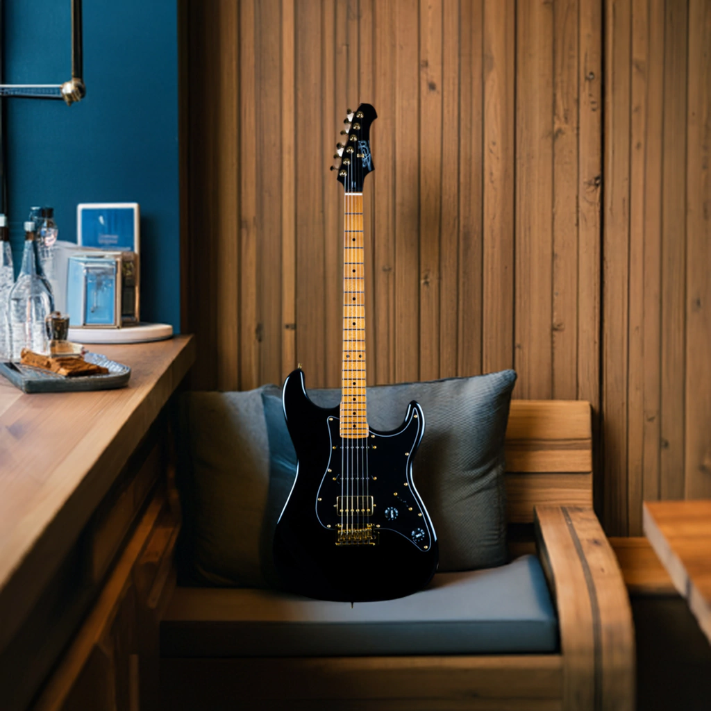 Guitarra Electrica Jet Guitars Js400 Bkg Stratocaster Hss