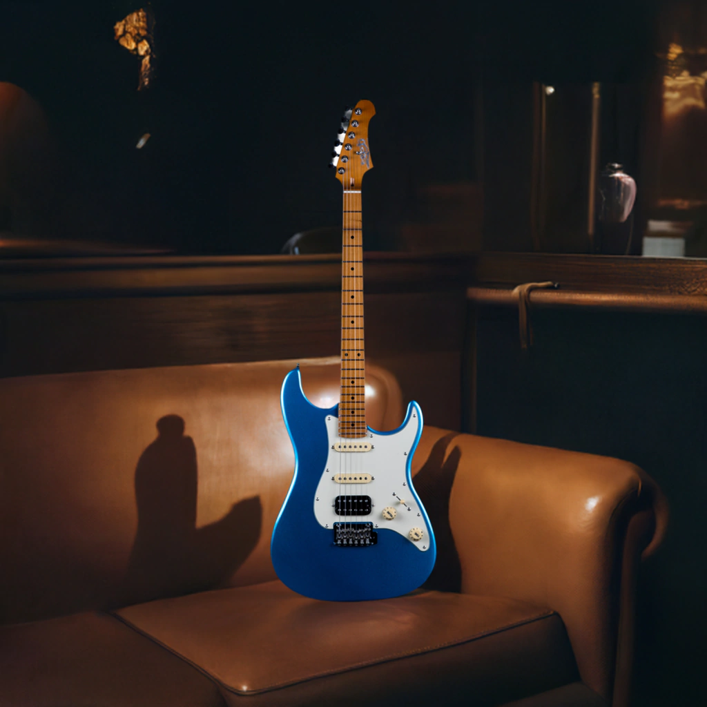 Guitarra Electrica Jet Guitars Js400 Lpb Stratocaster Hss