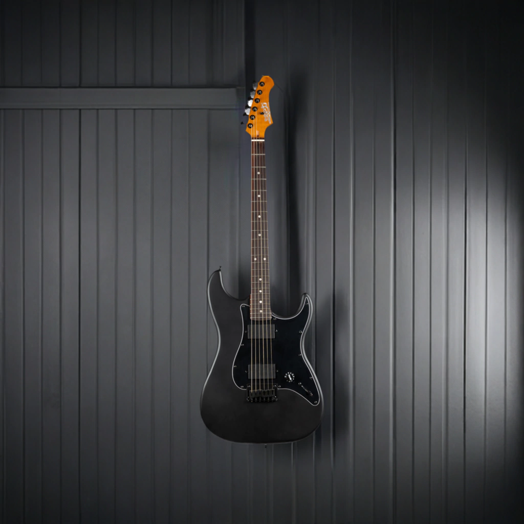 Guitarra Electrica Jet Guitars Js400 Mbkr Stratocaster Hh