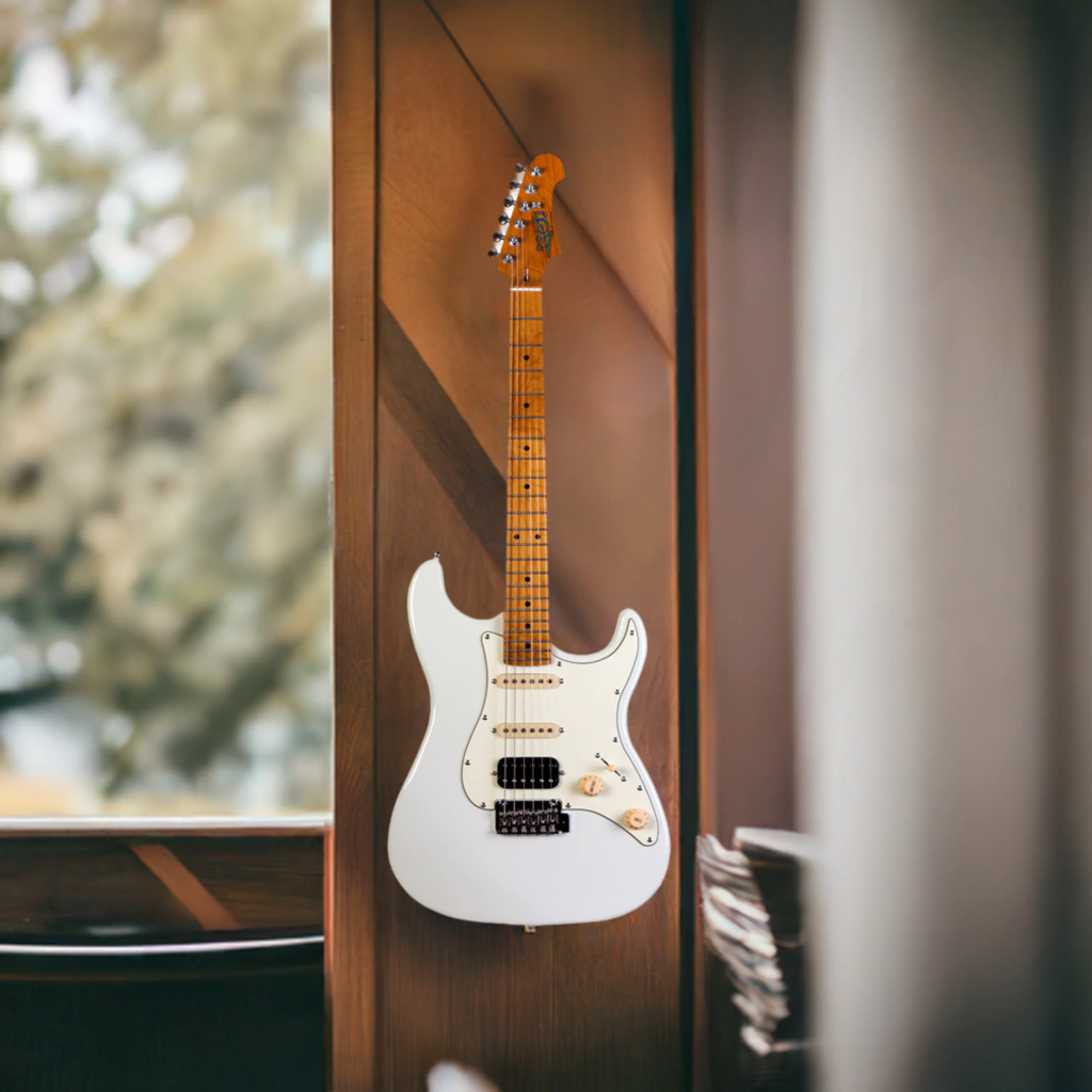 Guitarra Electrica Jet Guitars Js400 Ow Stratocaster Hss