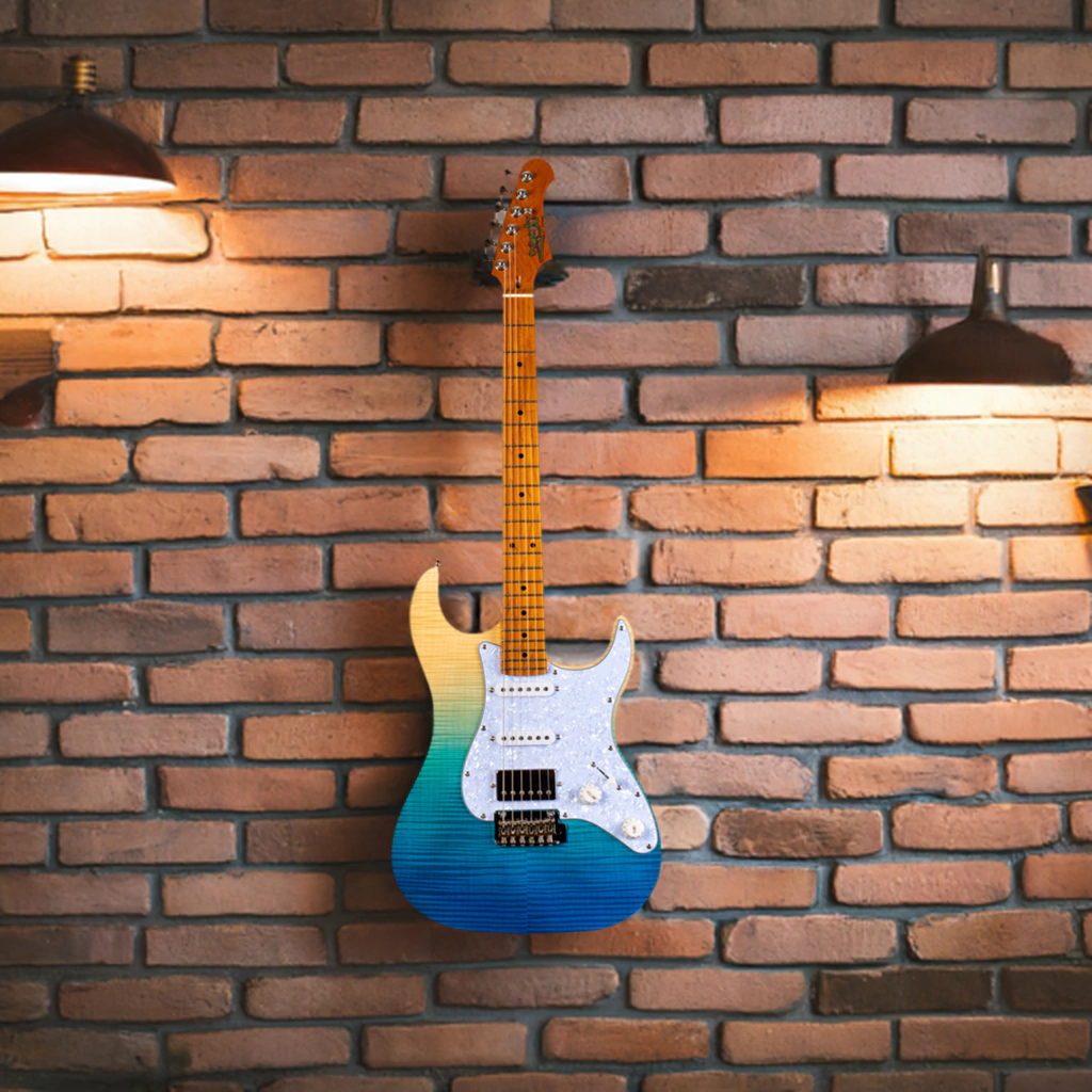Guitarra Electrica Jet Guitars Js450 Tbl Stratocaster Hss