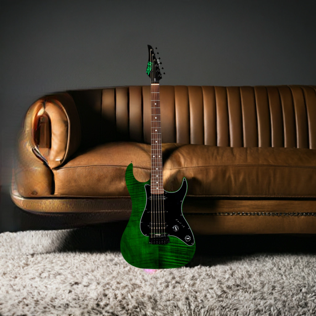 Guitarra Electrica Jet Guitars Js450 Tgr R Stratocaster Hss