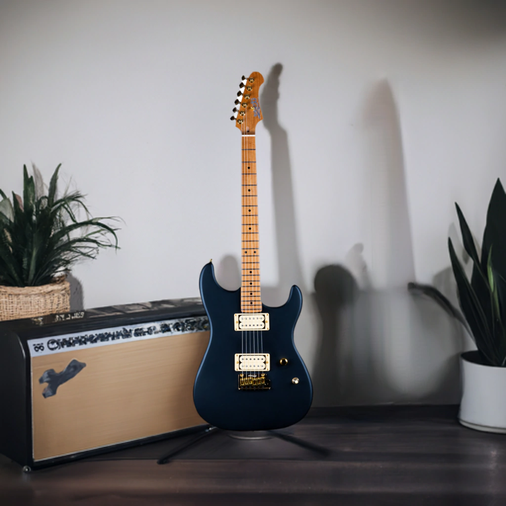 Guitarra Electrica Jet Guitars Js700 Mbk Stratocaster Hh