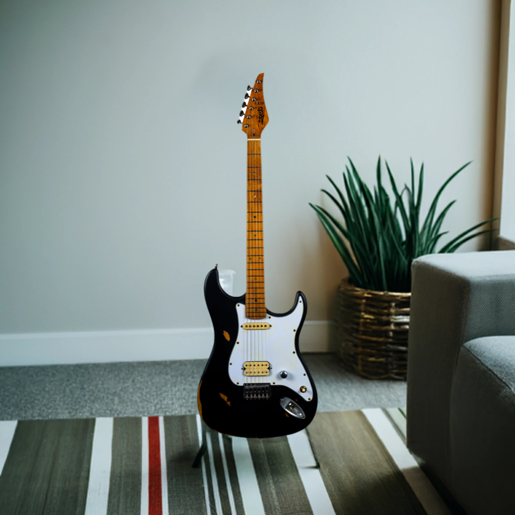 Guitarra Electrica Jet Guitars Js800 Relic Bk