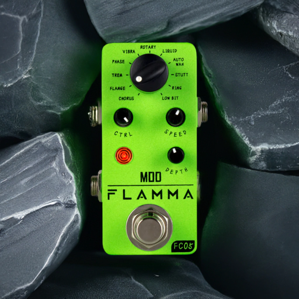 Pedal Mini De Modulación Para Guitarra Eléctrica Flamma Fc05