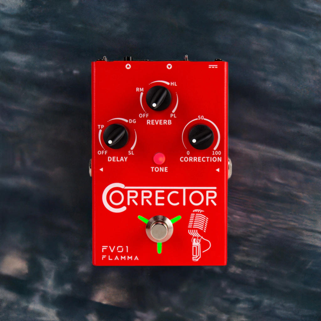 Pedal Para Voz Flamma Corrector Fv01 Auto Tune