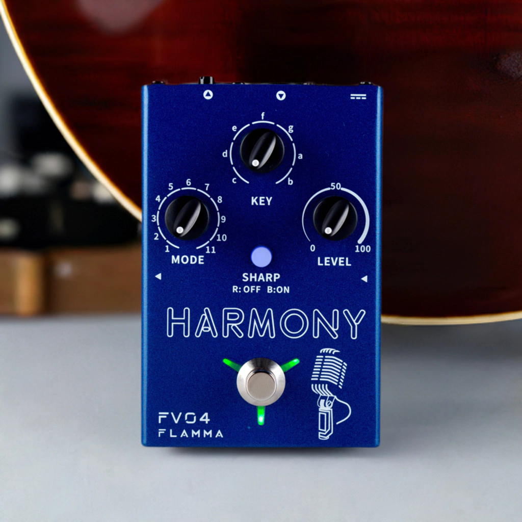 Pedal Para Voz Flamma Fv04 Harmony Para Voz Coros Armonizador