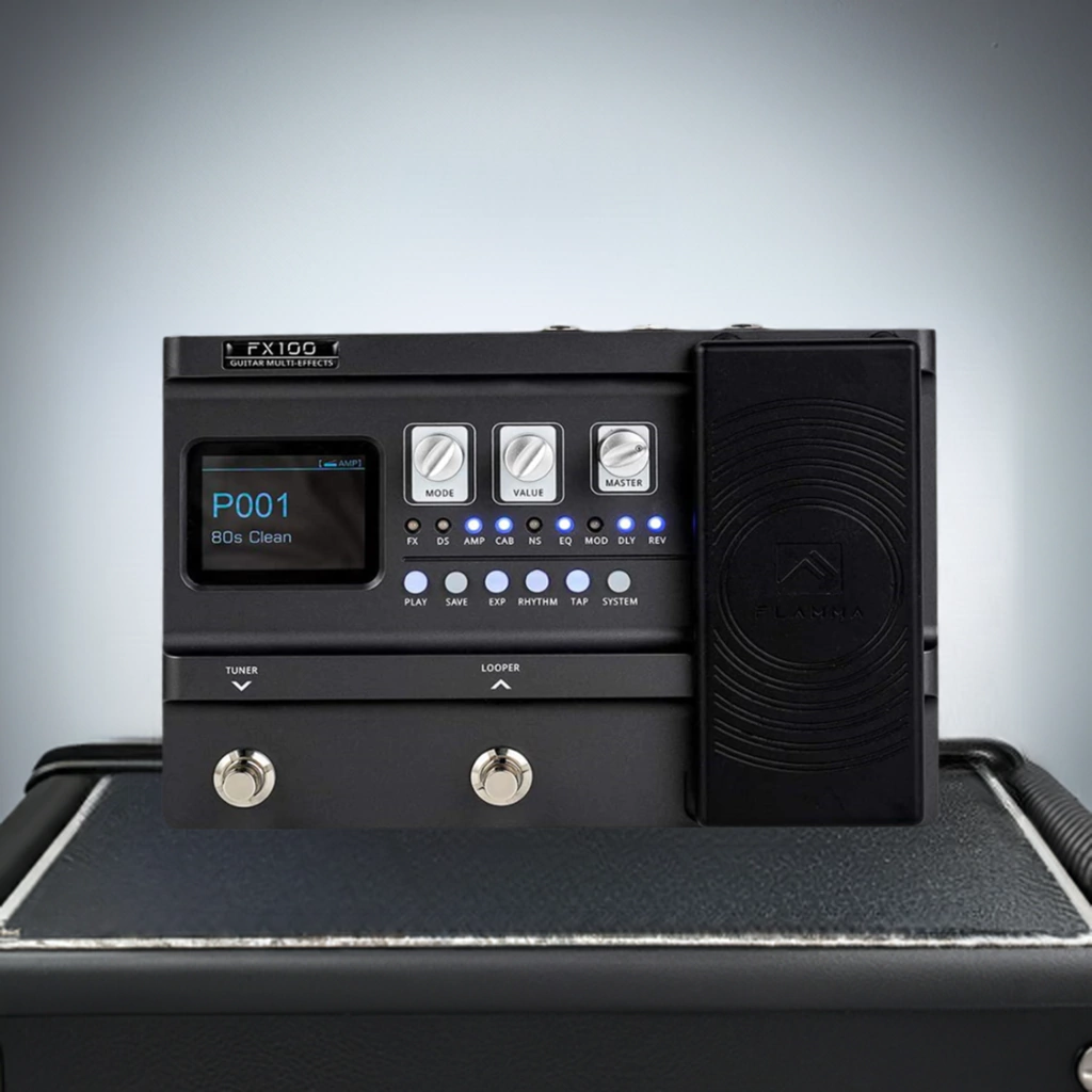 Pedalera Multiefecto Flamma Fx100 Cab Sim Ir'S
