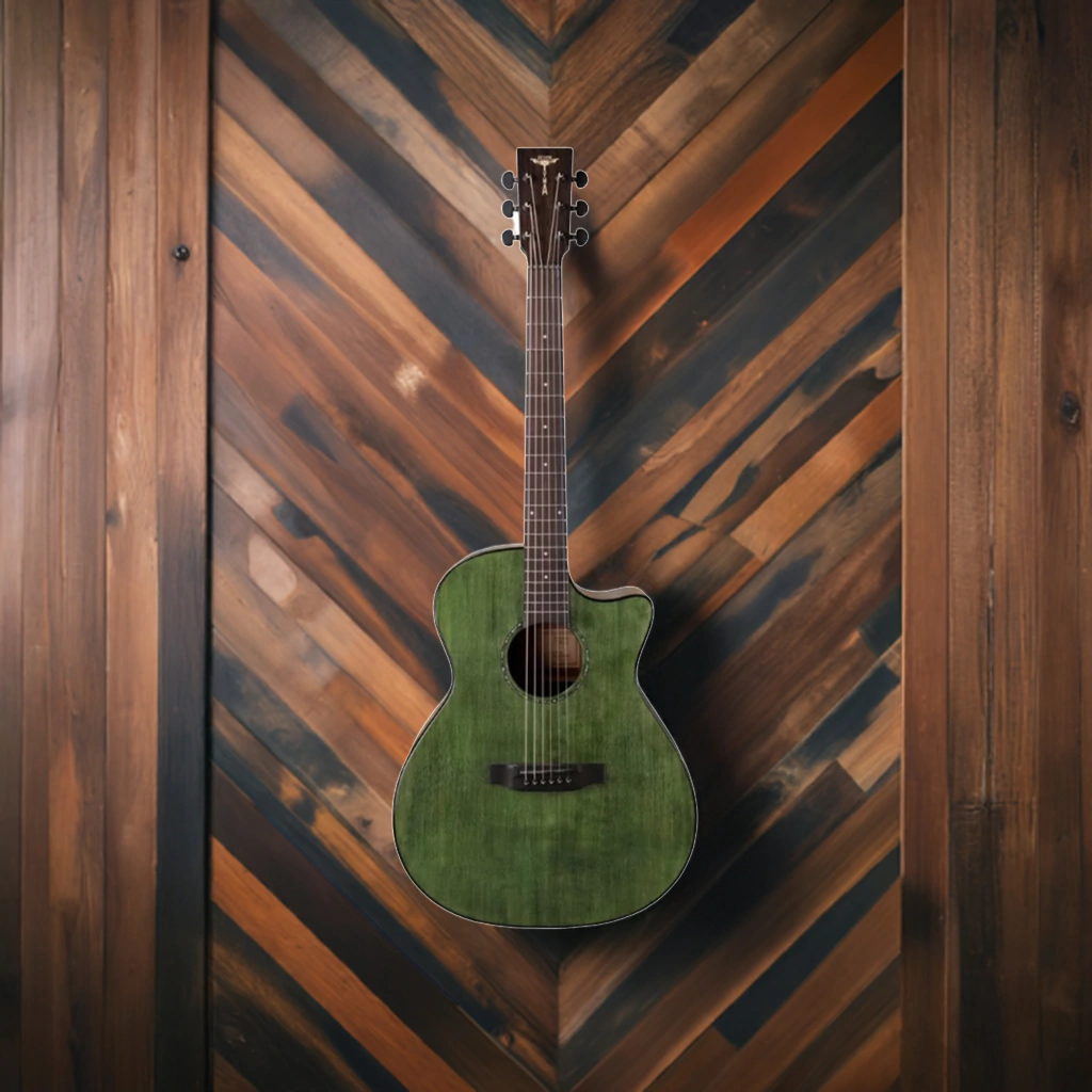 Guitarra Electroacústica Tyma G3 Cg Con Corte Y Ecualizador