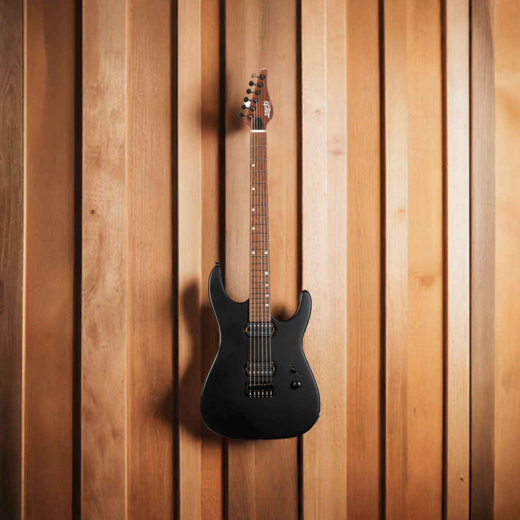 Guitarra Electrica Jet Guitars Js501 Stygian Satin Black Hh