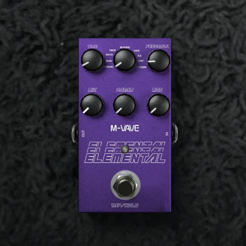 Pedal De Delay M-Vave Elemental Versatilidad Y Profundidad Sonora
