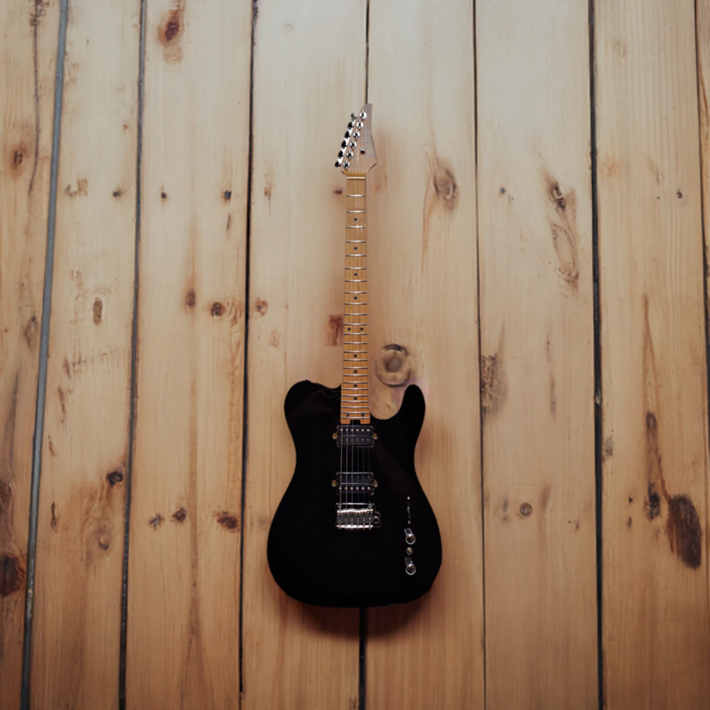 Guitarra Eléctrica Soloking Telecaster Mt1 Modern Hh 24 Pro In Black