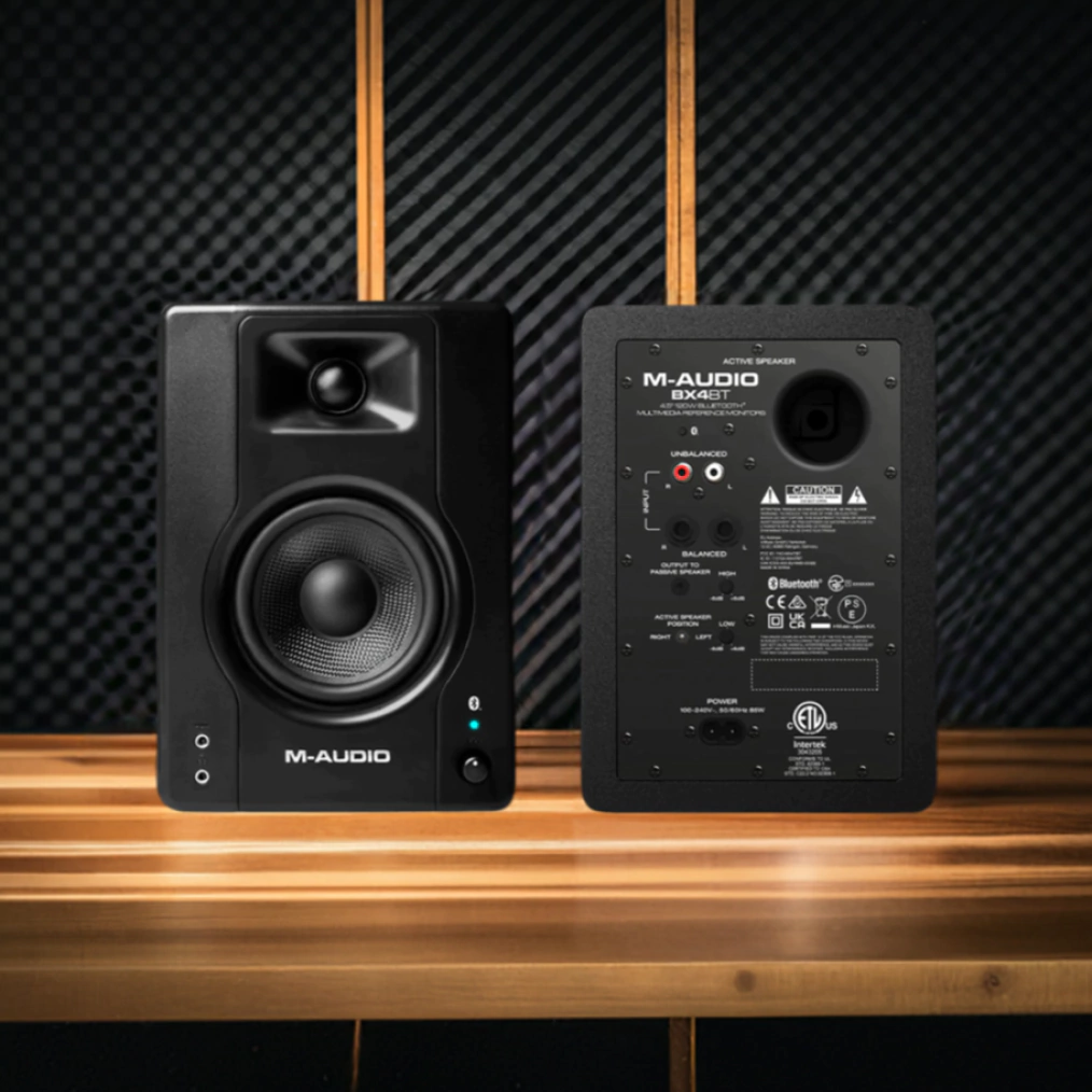 Monitores De Estudio M-Audio Bx4 Bt Bluetooth 120W (Par)