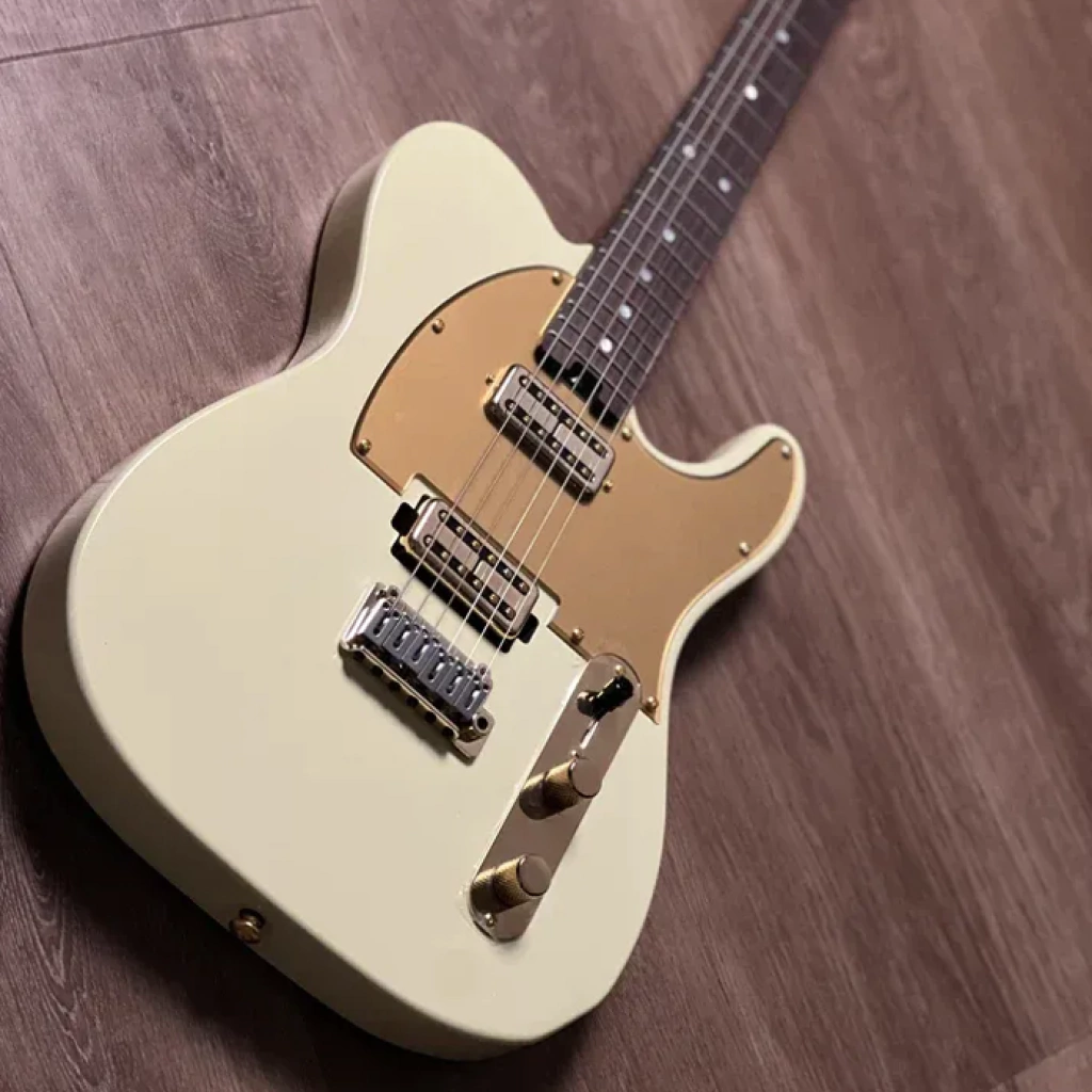 Guitarra Eléctrica Soloking Mt-1G Gold Foil In Vintage White With Gold Hardware Nafiri Special Run Jescar