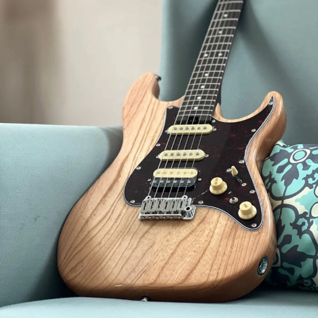 Guitarra Eléctrica Soloking Ms-1 Classic Ash In Yellow Natural With One Piece Rosewood Neck Nafiri Special Run