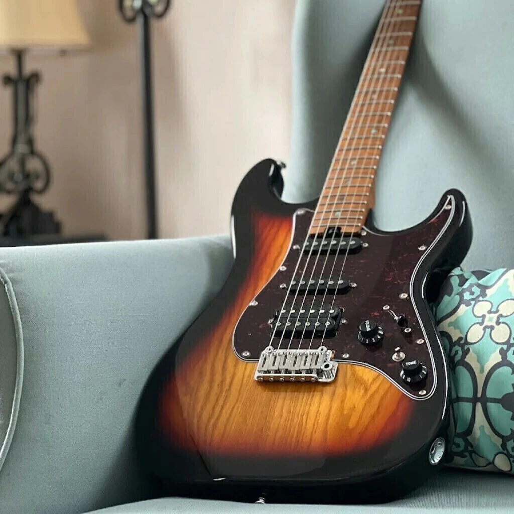 Guitarra Eléctrica Soloking Ms-1 Classic Ash Fmn In 3 Color Sunburst With Roasted Flame Maple Neck Nafiri Special Run
