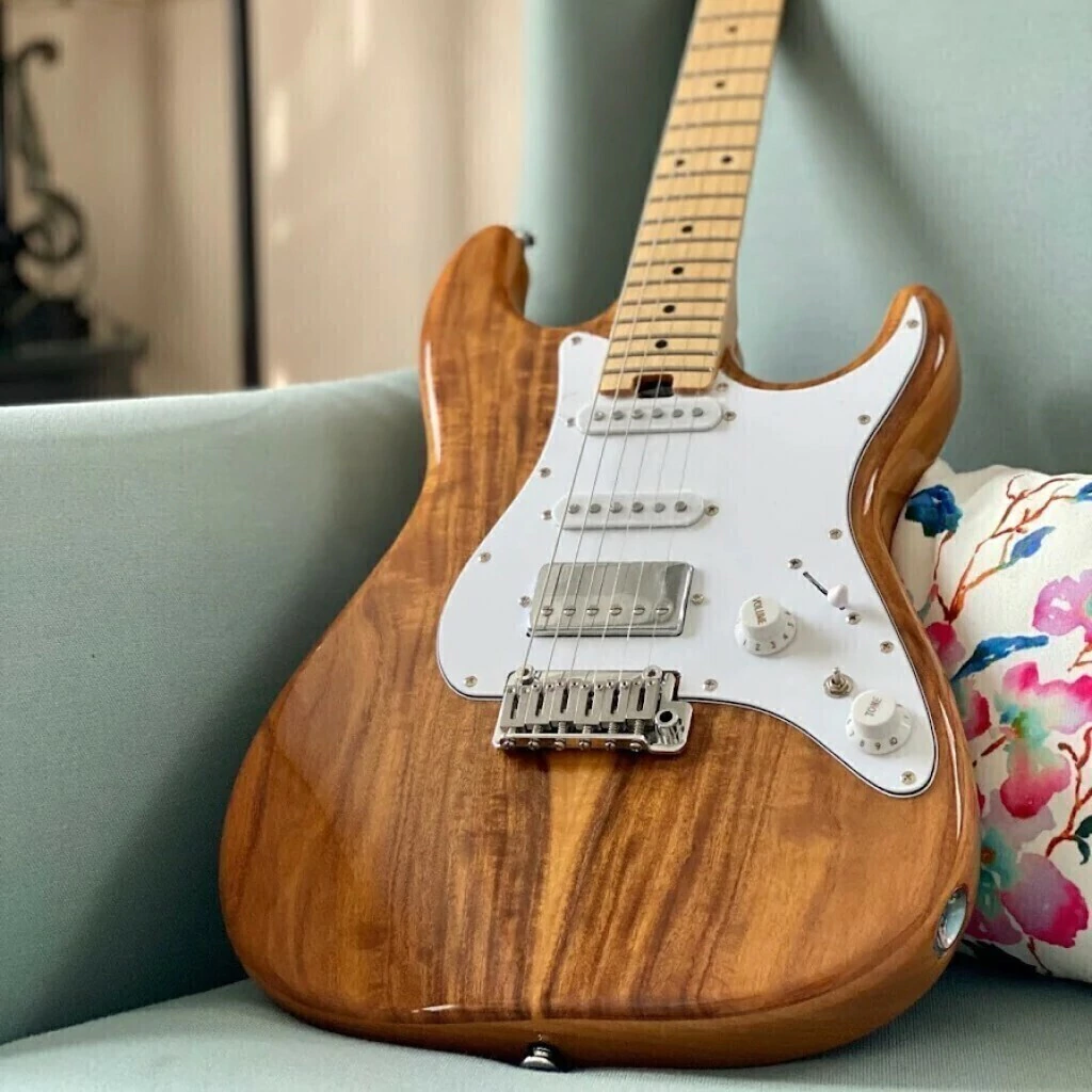 Guitarra Eléctrica Soloking Ms-1 Classic Boutique Koa/Ash With Maple Fb (Nafiri Music Special Run)