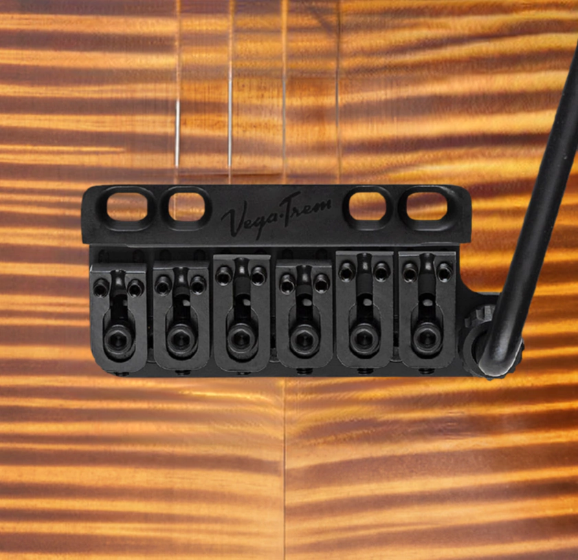 Puente Trémolo Para Guitarra Eléctrica Vegatrem Vt1 Ultra Trem Estándar (Black)