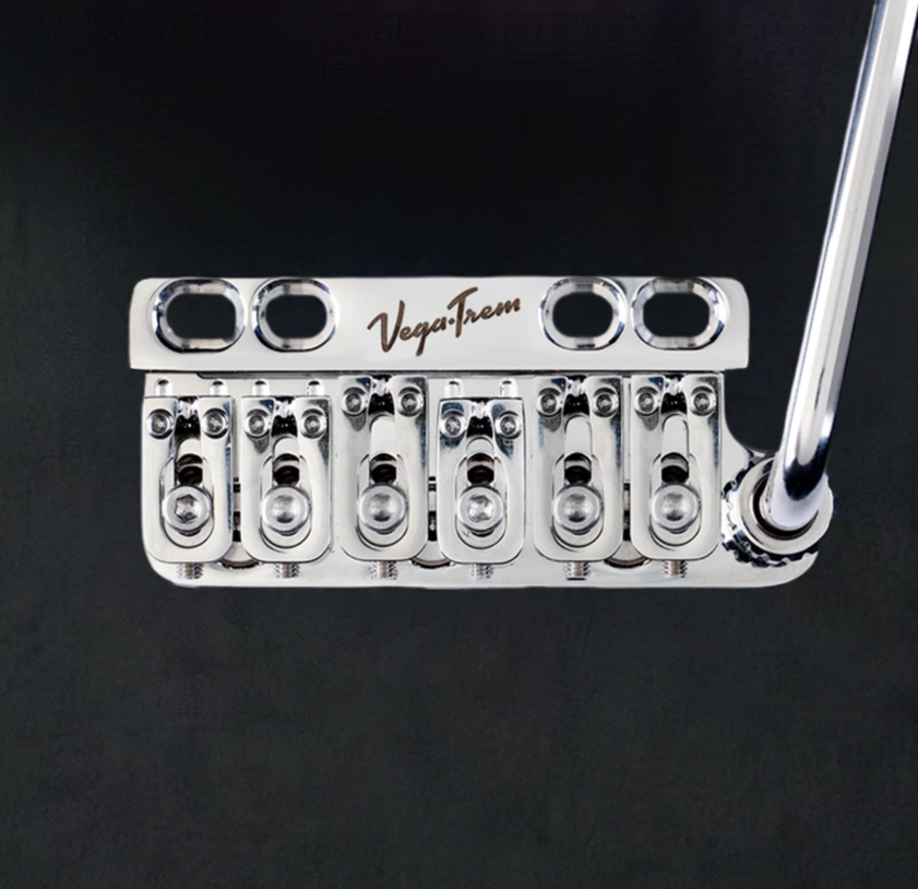 Puente Trémolo Para Guitarra Eléctrica Vegatrem Vt1 Ultra Trem Estándar (Brillante)