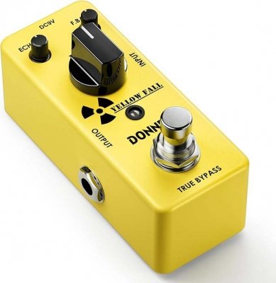 PEDAL DE EFECTO DONNER YELLOW FALL DELAY TRUE BYPASS