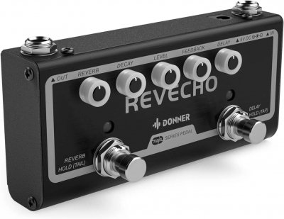 PEDAL DE EFECTO DONNER REVECHO-REVERB DELAY