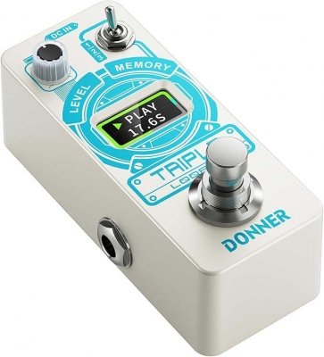 PEDAL DE EFECTO DONNER TRIPLE LOOPER CON PANTALLA