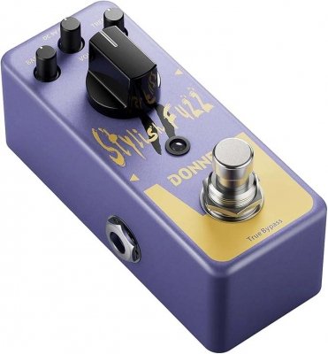PEDAL DE EFECTO DONNER STYLISH  FUZZ PARA GUITARRA Y BAJO-TRUE BYPASS